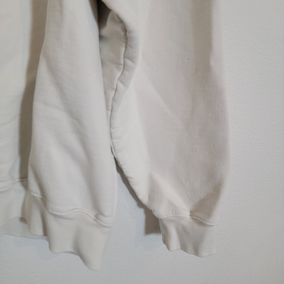 Mayfair Group Athletic Club Sweatshirt Embroidered OS Cream Oversized Tennis - Picture 16 of 16